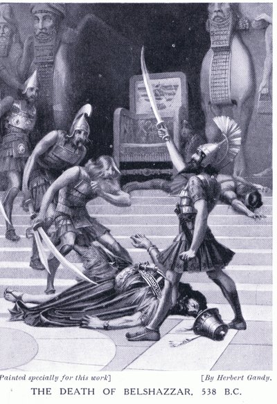 The Death of Belshazzar by Herbert Gandy